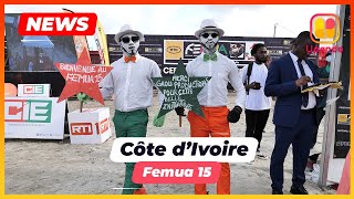 Côte dIvoire  Cérémonie Femua 15 [upl. by Yecies]