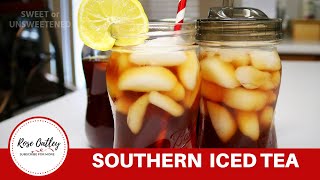 How to make Southern Iced Tea  Sweet Tea  Sweet Iced Tea  Texas Tea [upl. by Magna888]