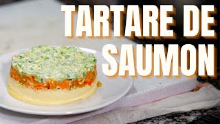 Tartare de Saumon Tzatziki Bavaroise de Fenouil [upl. by Leahcimluap8]