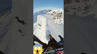 Travis Rice INSANE Drop in the Backcountry [upl. by Cadman]