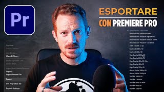 Come esportare video con Premiere Pro esportare per YouTube esportare per Instagram Premiere Pro CC [upl. by O'Driscoll994]