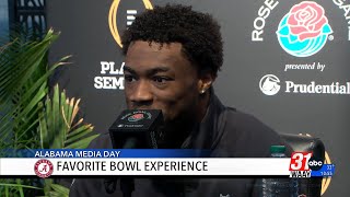 Alabama Players Talk About their Favorite Bowl Experience [upl. by Anialahs22]