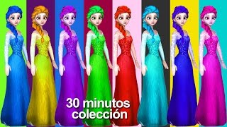 Canciones Congelados y muchas más Canciones Infantiles Populares  congelada elsa rimas colección [upl. by Lenox]