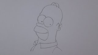 Como desenhar o Homer Simpson de Os Simpsons [upl. by Llemhar974]