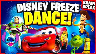 Disney Freeze Dance  Brain Breaks For Kids  Just Dance  Danny Go Noodle [upl. by Geithner]