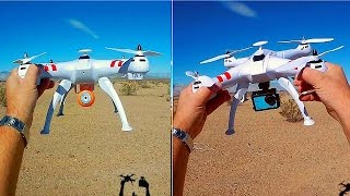 Bayangtoys X16W Upgrade Altitude Hold Camera Drone Flight Test Review [upl. by Race]