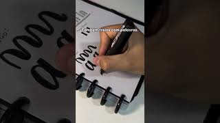 Como Fazer Lettering com Marca Texto [upl. by Erroll]