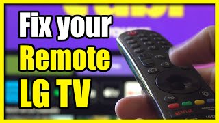 How to Disconnect your LG Magic Remote on LG TV amp Reconnect it Easy Tutorial [upl. by Niamreg]