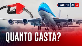 Quanto combustível um avião GASTA na DECOLAGEM  EP 997 [upl. by Guillaume]