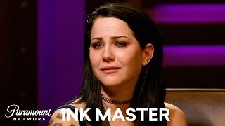 Katherine AKA Cheetah Girl Tells A TearyEyed Story  Ink Master Redemption Season 2 [upl. by Aihsi]