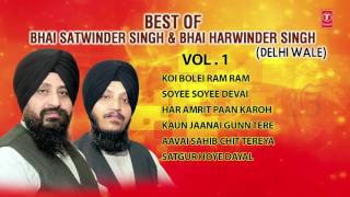 BEST OF Bhai Satwinder Singh amp Bhai Harwinder Singh Delhi Wale VOL 1  Shabad Gurbani [upl. by Hctud]