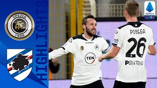 Spezia 21 Sampdoria  Second Half Spezia Strike Seals Derby Victory  Serie A TIM [upl. by Enidan]