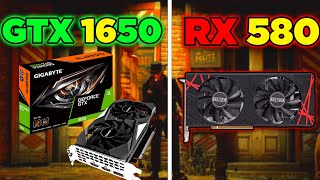 RX 580 2048SP VS GTX 1650 2024 ULTRA gtx1650 rx580 GTX1650VSRX580 [upl. by Gherardo]