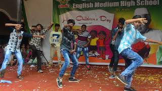 10th class students mass dance remix songs SBEMHS Rly kodur [upl. by Malaspina]