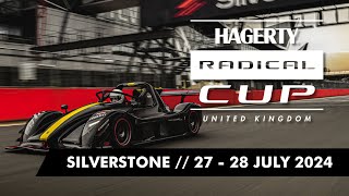 Hagerty Radical Cup UK 2024 Round 5  Silverstone  RACE 1 [upl. by Ayoted]