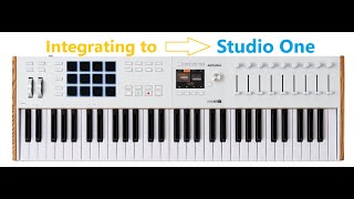 Integrating Arturia KeyLab 61 MK3 to Studio One [upl. by Adeline637]