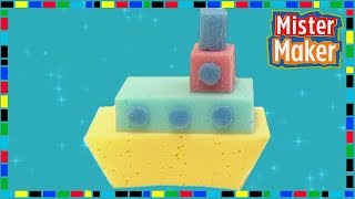 Super Squishy Foam Boat  Mister Maker [upl. by Faustena60]