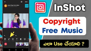 InShot video editor telugu  how to use InShot music without copyright  InShot music [upl. by Ayaet200]