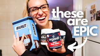 BEST PRODUCTS TO ACHIEVE YOUR GOALS  organifi no bull protein powder built bars [upl. by Azilem]