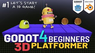 Godot 4 3D Platformer Lesson 1 Lets Get Started [upl. by Ekard]