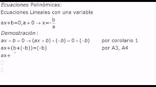 Ecuaciones polinómicas teoría 1 [upl. by Imhskal896]