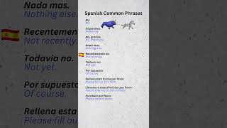 Spanish Common Phrases Part 9 LearnSpanish SpanishPhrases [upl. by Bac942]