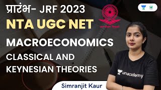 Macroeconomics  Classical and Keynesian Theories  NTA UGC NET  Simranjit Kaur [upl. by Oliva250]