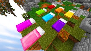 IMPOSSÍVEL DESAFIO DO ARCOÍRIS NO BED WARS MINECRAFT RAINBOW CHALLENGE [upl. by Benis]