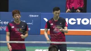 Victor Korea Open 2016  Badminton F M2MD  LeeYoo vs LiLiu [upl. by Healion535]