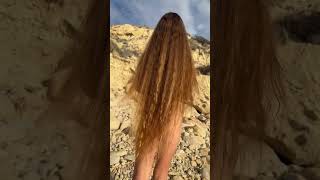 Long hair girl longhair longhairgirl hair girl shorts short shortvideo youtubeshorts fun [upl. by Yenahc]