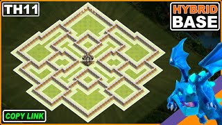 NEW BEST TH11 base with COPY LINK  COC Town Hall 11 TrophyWar Base  Clash of Clans [upl. by Jenda]