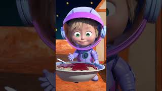 Porridge Martien 🥣👩‍🚀 Shorts SortirDesSentiersBattus mashaetmichka MashaBearFra animation [upl. by Stepha]