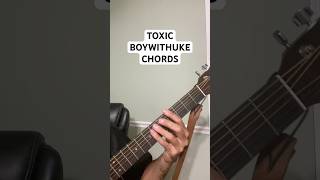 How to Play “Toxic” by BoyWithUke  Guitar Tutorial with Easy Chords [upl. by Sid]