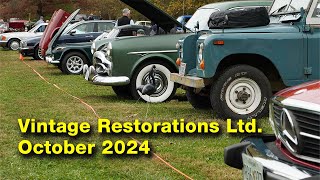 Vintage Restorations Ltd 2024 Car Show October 2024 Union Bridge MD [upl. by Grinnell]