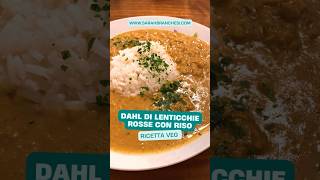 Dahl di lenticchie rosse con riso [upl. by Analihp]