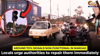 Around 70 signals nonfunctional in Margao [upl. by Pierce]