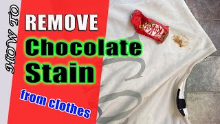 The Best Way to Remove Chocolate Stains from Clothes [upl. by Essirehs]