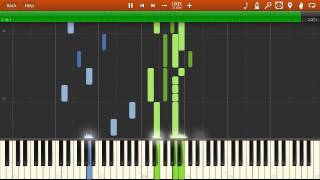 Milli Vanilli  Girl Im Gonna Miss You Synthesia Piano Tutorial [upl. by Vish242]