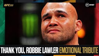 GOOSEBUMPS 🐐 Thank You Robbie Lawler 😮‍💨 Legendary Tribute For Iconic UFC Career 🔥 [upl. by Piper219]