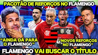 PACOTÃO de REFORÇOS no FLAMENGO  DE LA CRUZ FECHANDO com o FLAMENGO  FLAMENGO VAI BUSCAR O TÍTULO [upl. by Inotna]