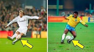 Pelé VS David Beckham  Skills Comparsion [upl. by Shem]