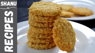 Oats Biscuit  Oats Cookies  Easy oats biscuit  oats recipes  Homebaking  shanu recipes 75 [upl. by Gnahc464]