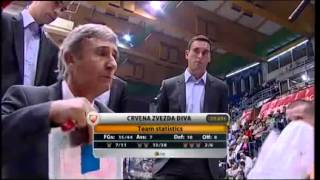 Pesic Oni Daju KosVi Skidate Gace  Crvena Zvezda Diva  KK Partizan 6984  18032012 [upl. by Maro]