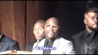 Floyd Mayweather Reveals He Use To Be A Southpaw Talks Why Hes TBE  EsNews Boxing [upl. by Maximo]