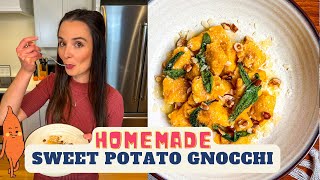 How to Make Sweet Potato Gnocchi from Scratch [upl. by Lindemann]