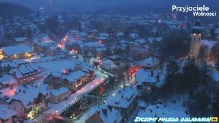 🌳 Wypoczynek nad jeziorem 🍫 Gry o pociągach i inne takie ❤️ PolanicaZdrój z lotu ptaka zimą ☃️ [upl. by Nicks]