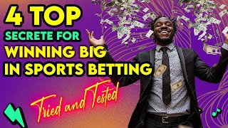 Secret Formula to WINNING BIG in Sports Betting and MAKE MONEY [upl. by Horvitz]