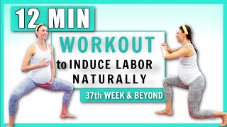 Workout To Induce Labor Naturally at Home I Help Labor Progress I 3rd Trimester Exercises [upl. by Attennek247]