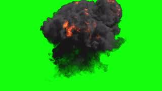 Fire Explosion l Blast Effect Green Screen l HD [upl. by Ransome]