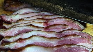 How to make BaconHow to cure Pork BellyHomemade Bacon how long to cure baconDIY Bacon Pink Salt [upl. by Argyle]